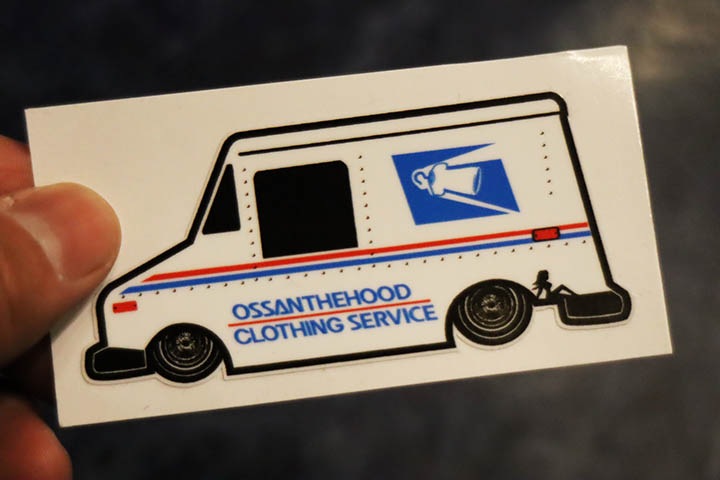 OSSANTHEHOOD vinyl sticker (usps)