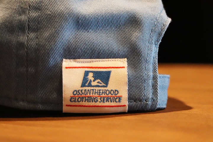 OSSANTHEHOOD dad hat (red car) / skyblue