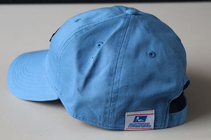 OSSANTHEHOOD dad hat (red car) / skyblue