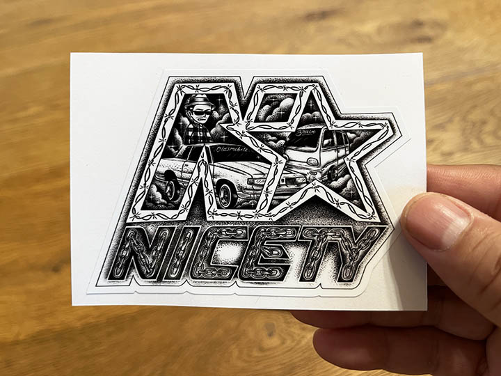 NICETY vinyl sticker (star 2024)