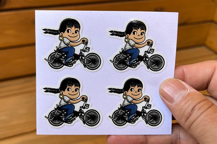 OSSANTHEHOOD vinyl sticker / small (bike) 