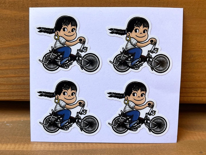 OSSANTHEHOOD vinyl sticker / small (bike) 