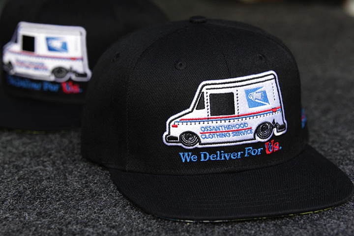 OSSANTHEHOOD snapback cap (usps) / black