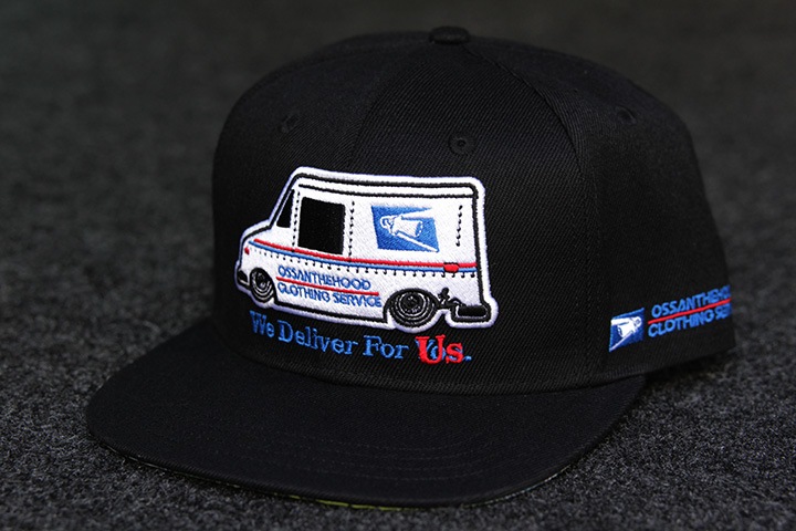 OSSANTHEHOOD snapback cap (usps) / black