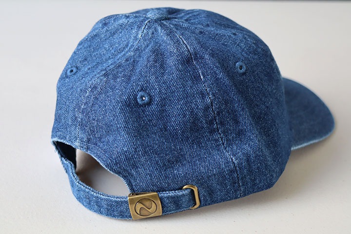 OSSANTHEHOOD dad hat (red car) / washed denim