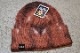 OSSANTHEHOOD tie-dye beanie (lucky cat) / brown dye