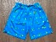 NICETY mesh shorts (star) / blue & yellow