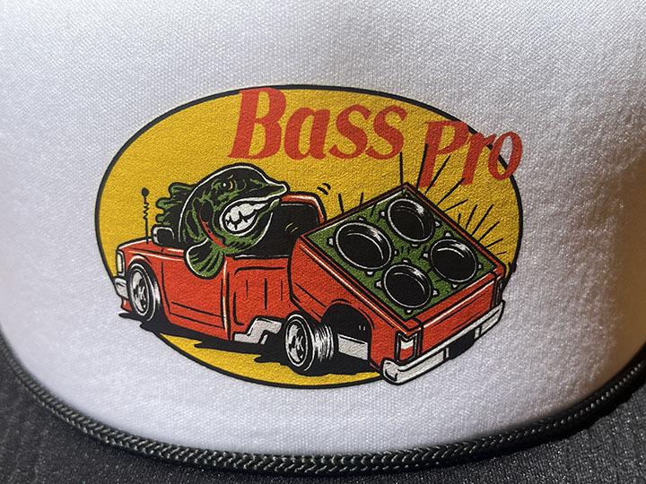 BENJIE ESCOBAR mesh tracker cap (bass) white
