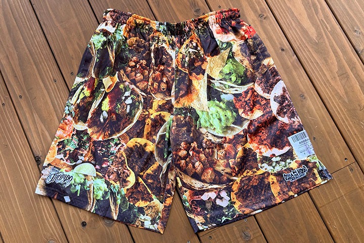 Tacos El Trompo "�����ѥ��" baggy basket shorts