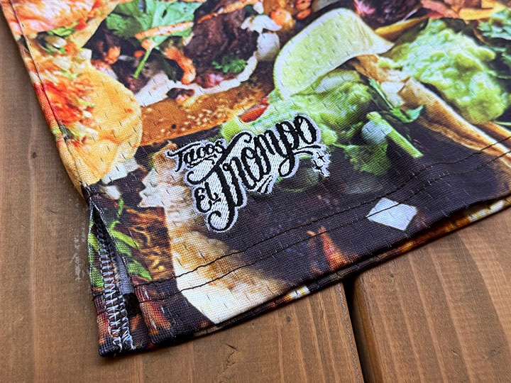 Tacos El Trompo "�����ѥ��" baggy basket shorts
