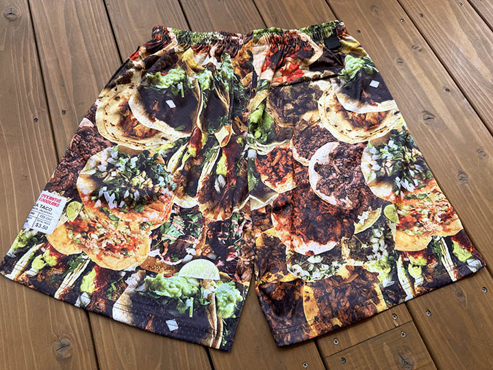 Tacos El Trompo "�����ѥ��" baggy basket shorts