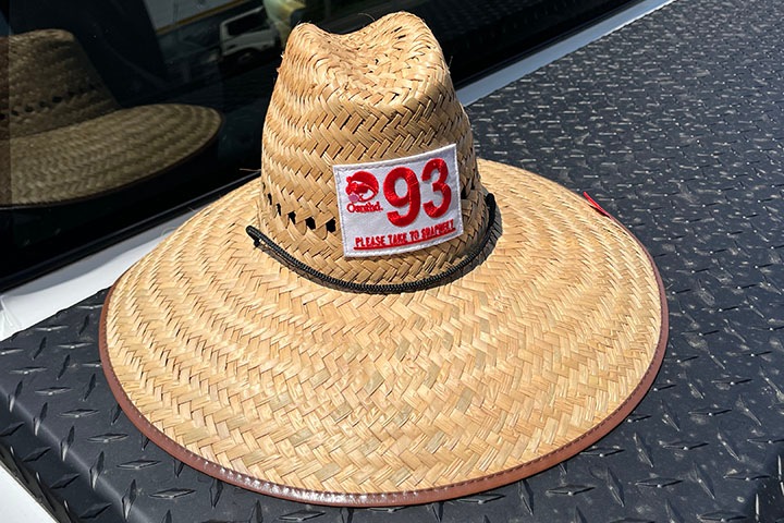 OSSANTHEHOOD straw hat (swpmt) / handmade in Mexico