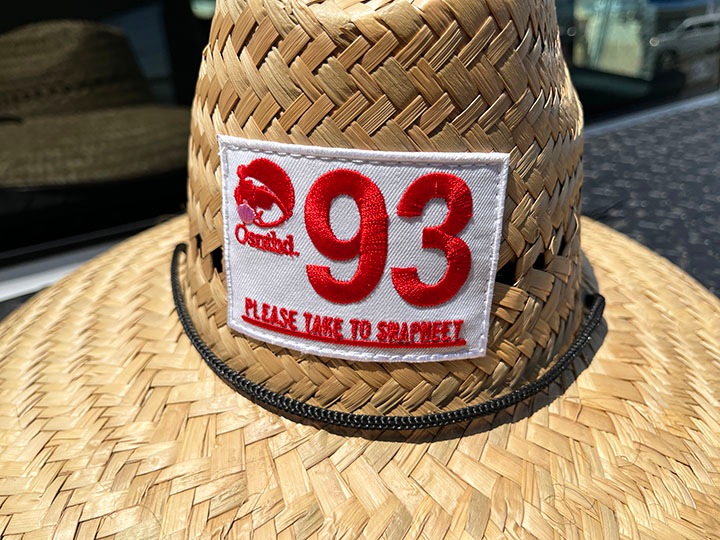 OSSANTHEHOOD straw hat (swpmt) / handmade in Mexico