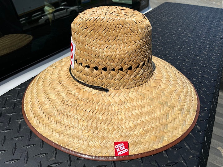 OSSANTHEHOOD straw hat (swpmt) / handmade in Mexico