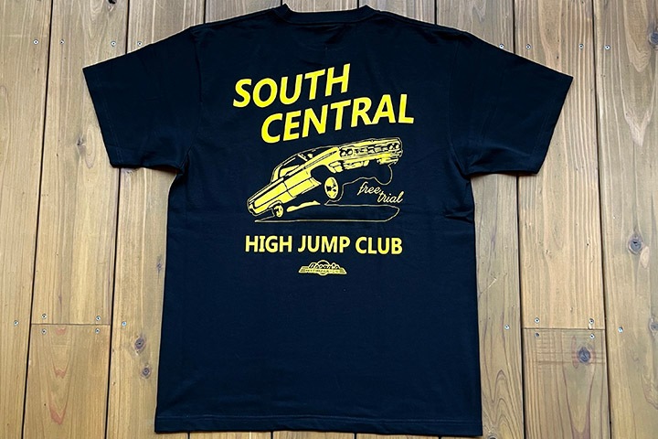 OSSANTHEHOOD 7.2oz heavyweight Tshirt (highjump) / black