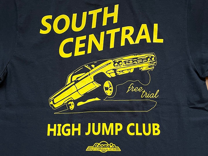 OSSANTHEHOOD 7.2oz heavyweight Tshirt (highjump) / black