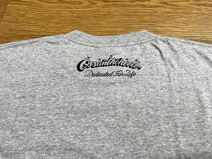 OSSANTHEHOOD longsleeve Tshirt (auto shop) / heather gray