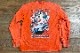 STREET MAGIC x  NICETY  8.2oz garment dye longsleeve Tshirt / washed orange
