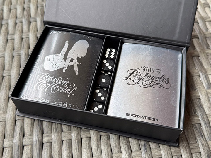ESTEVAN ORIOL card & dice