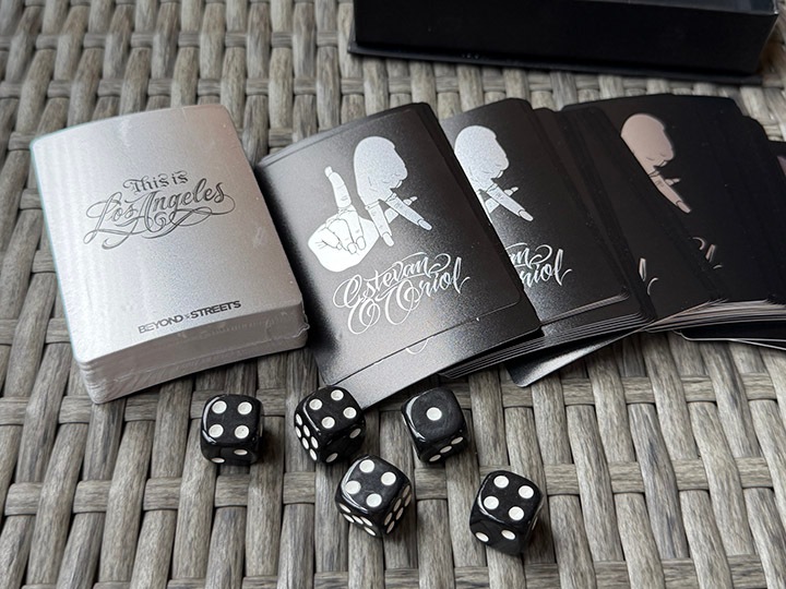 ESTEVAN ORIOL card & dice