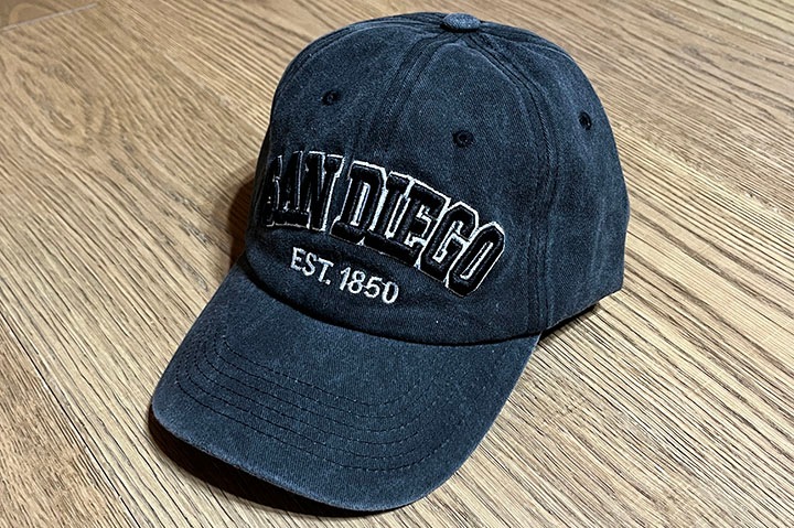 SAN DIEGO dat hat / washed black