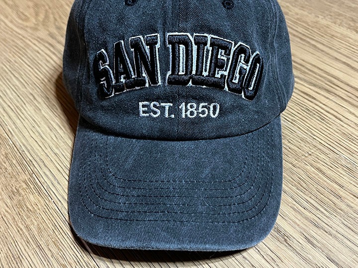 SAN DIEGO dat hat / washed black