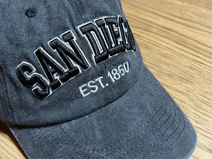 SAN DIEGO dat hat / washed black