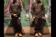 OSSANTHEHOOD check frannel shirt (lucky cat) / gray&brown