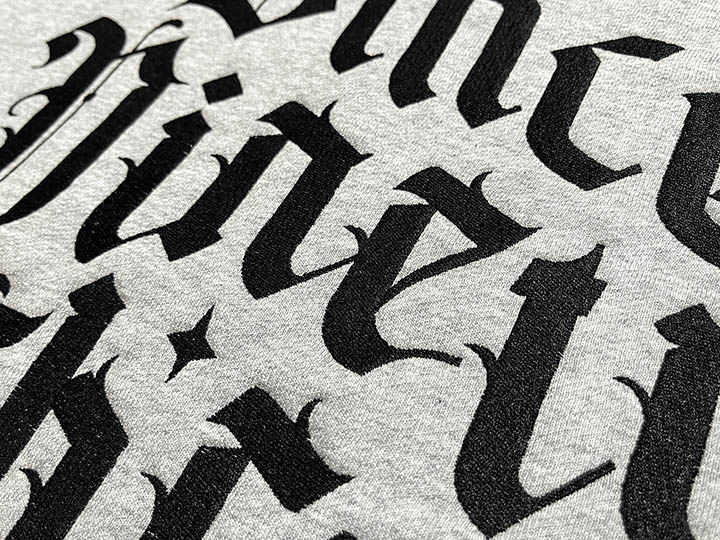 SINCE NINETY THREE 16oz. zipup hood / heather gray