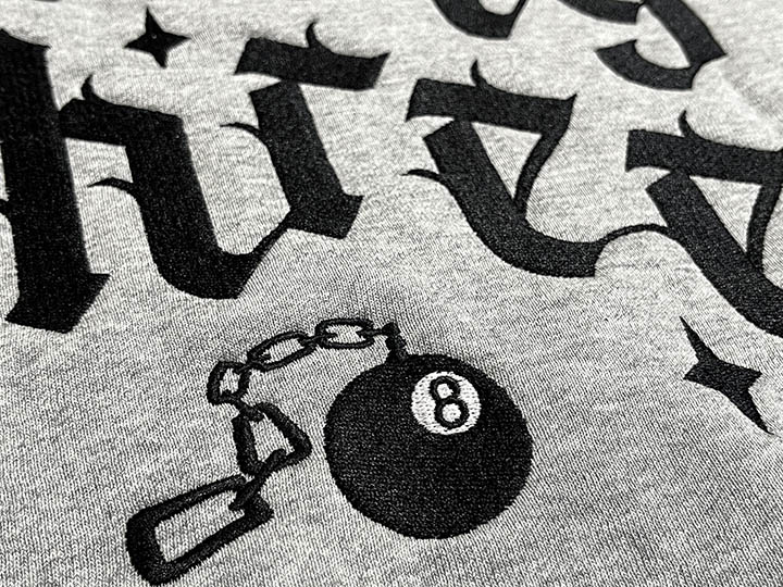 SINCE NINETY THREE 16oz. zipup hood / heather gray