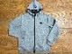 SINCE NINETY THREE 16oz. zipup hood / heather gray