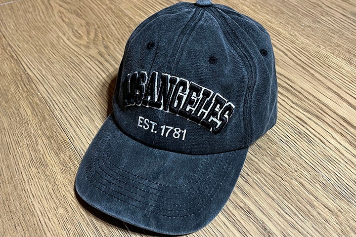 LOS ANGELES dat hat / washed black