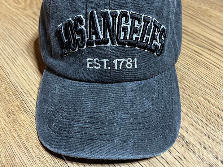 LOS ANGELES dat hat / washed black