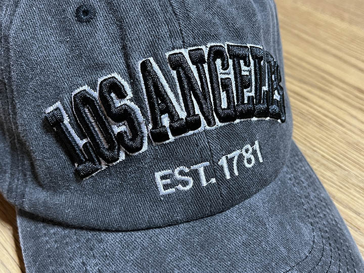 LOS ANGELES dat hat / washed black