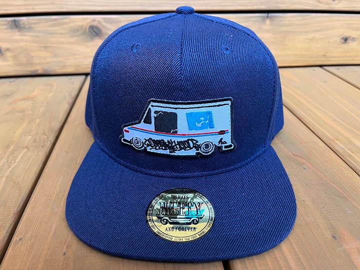OSSANTHEHOOD snapback cap (postal) / navy