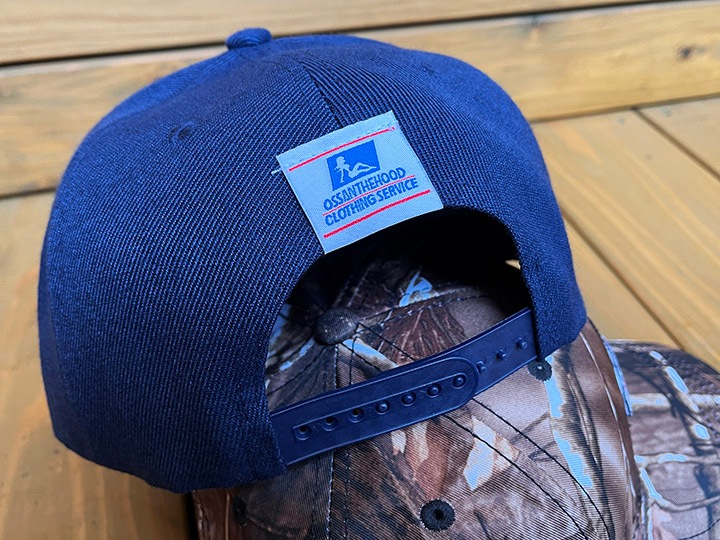 OSSANTHEHOOD snapback cap (postal) / navy