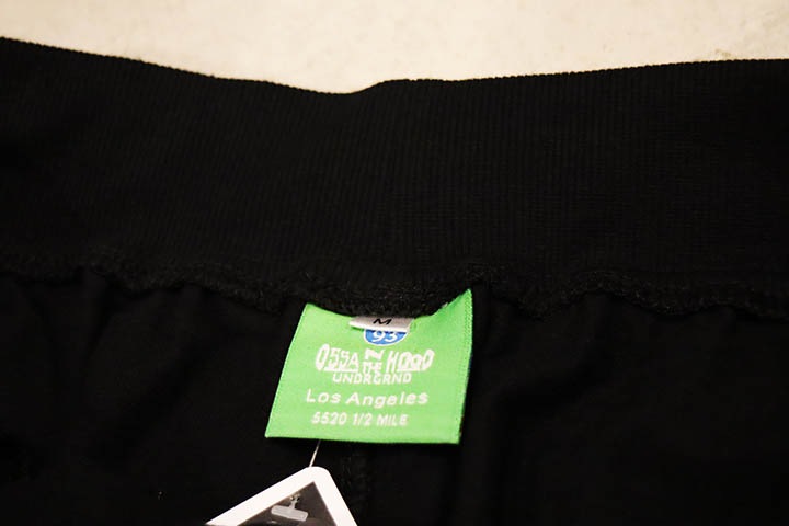 OSSANTHEHOOD cotton shorts (90s) / black