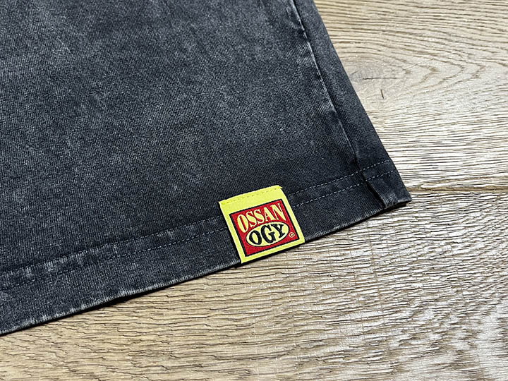 OSSANTHEHOOD 8.2oz garment dye longsleeve Tshirt (toppers) / dark charcol