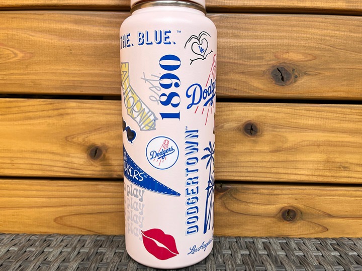 LA DODGERS official thermo tumbler / light pink