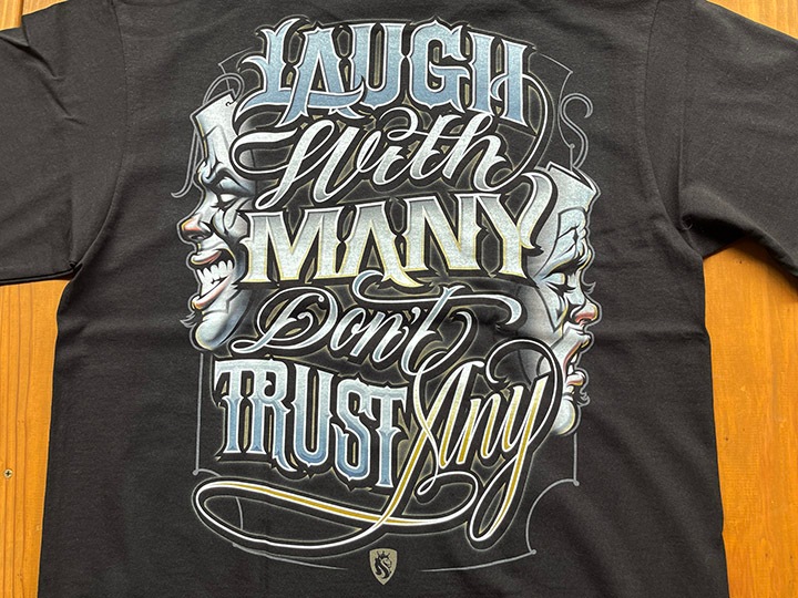 OG ABEL Tshirt (laugh with) / black