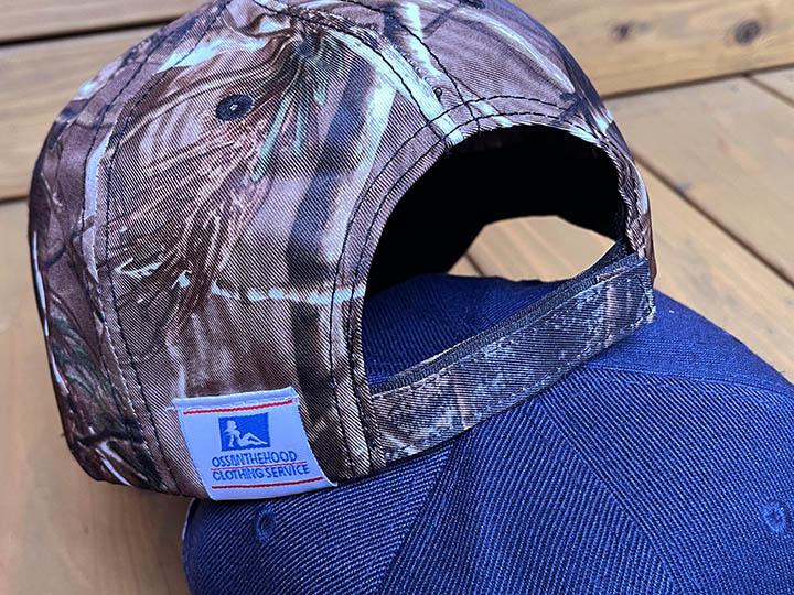 OSSANTHEHOOD curved visor cap (postal) / tree camo