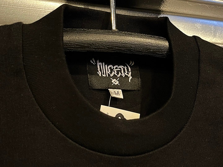 "SINCE NINETY THREE" 10.2oz. ultra heavyweight LS Tshirt / black