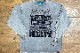 NICETY 8.2oz garment dye longsleeve Tshirt (still here) / sand gray