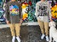 NICETY 8.2oz garment dye longsleeve Tshirt (still here) / sand gray