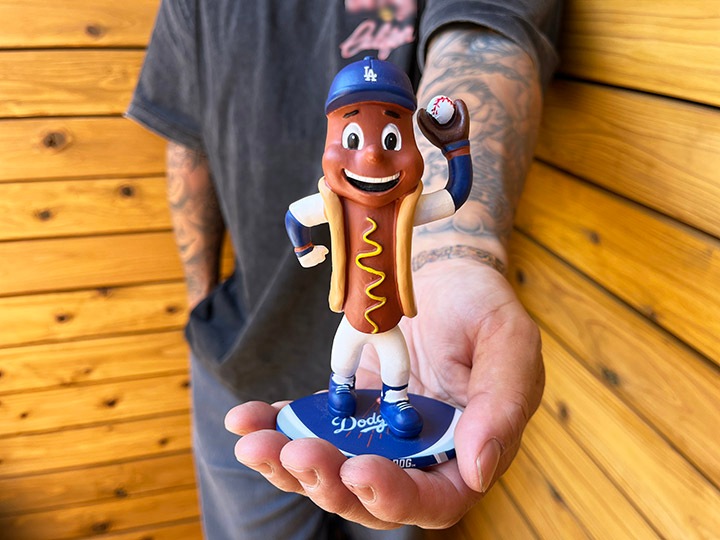 LA DODGERS official bobble head figure 
