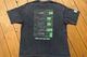 OSSANTHEHOOD dye washed Tshirt (six buttons) / washed black
