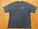OSSANTHEHOOD dye washed Tshirt (six buttons) / washed black