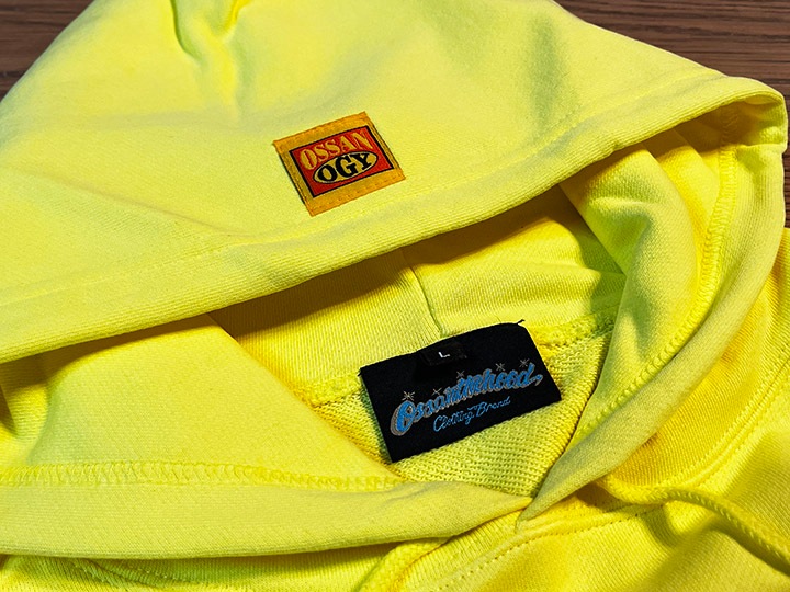 OSSANTHEHOOD pullover hood (imbig) / lemon yellow
