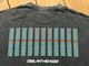 OSSANTHEHOOD dye washed Tshirt (equalizer) / washed black