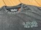 OSSANTHEHOOD dye washed Tshirt (equalizer) / washed black